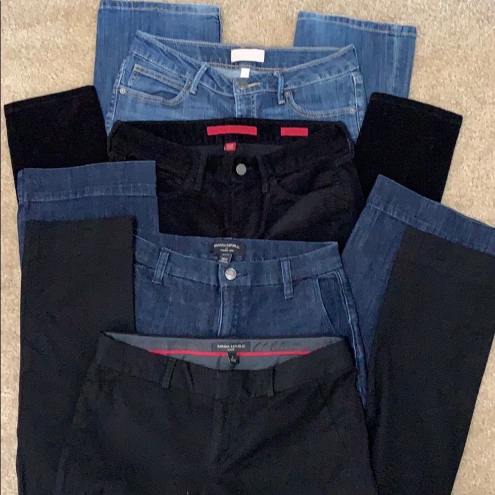 4prs of Banana Republic  Jeans & Trousers  sz 2/26